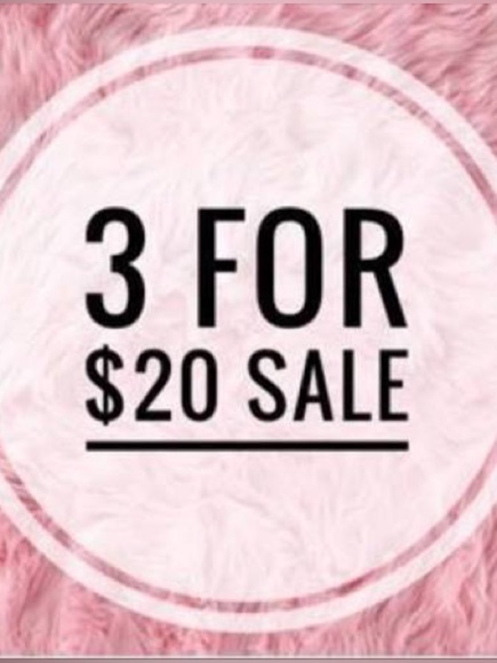 ⭐️3 items for $20⭐️
